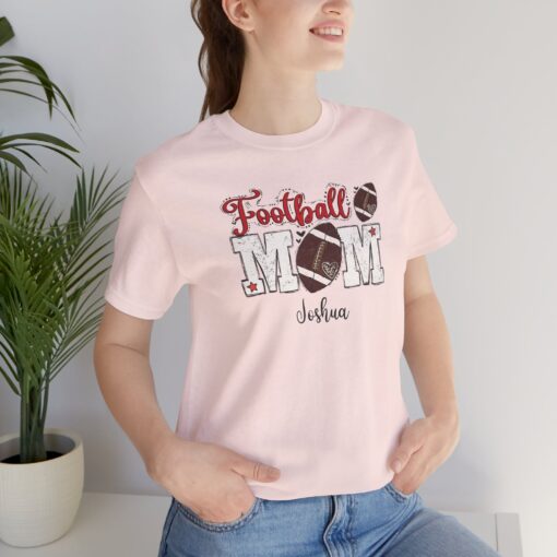 Custom football Mom t shirt - Image 24