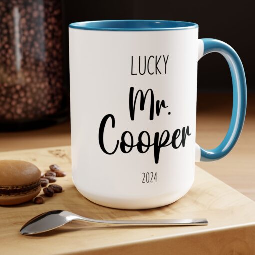 15 oz Lucky Mr Coffee Mug Customized - Image 12