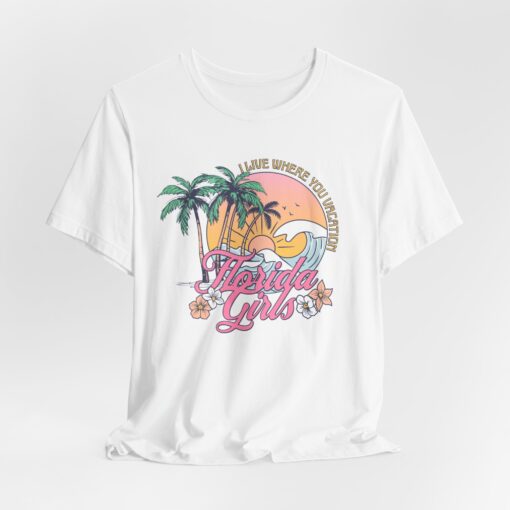 Florida Girls Palm Trees Graphic Tee - Image 6