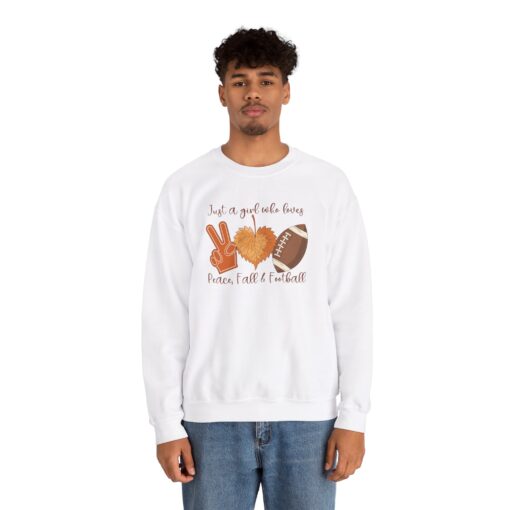 Peace Fall & Football Sweatshirt - Image 16