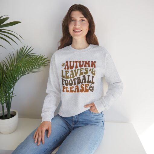 Fall Leaves & Football Sweatshirt - Image 22