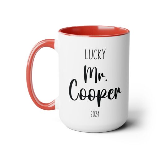 15 oz Lucky Mr Coffee Mug Customized - Image 17