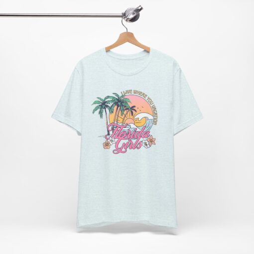 Florida Girls Palm Trees Graphic Tee - Image 181