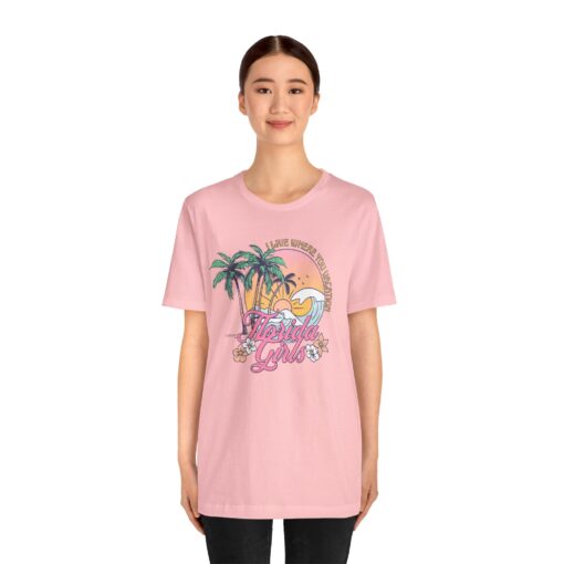 Florida Girls Palm Trees Graphic Tee - Image 243