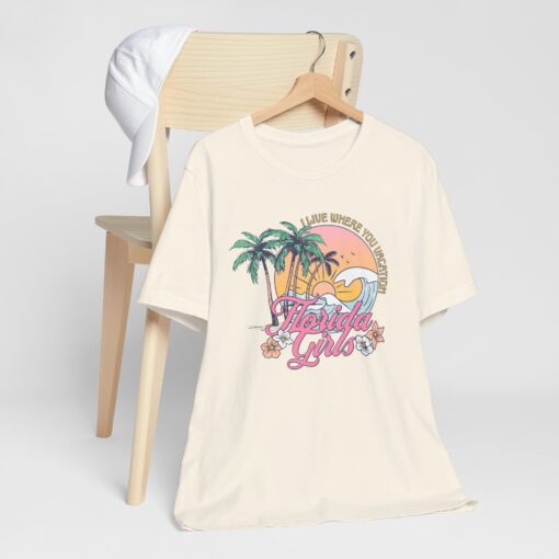 Florida Girls Palm Trees Graphic Tee - Image 95