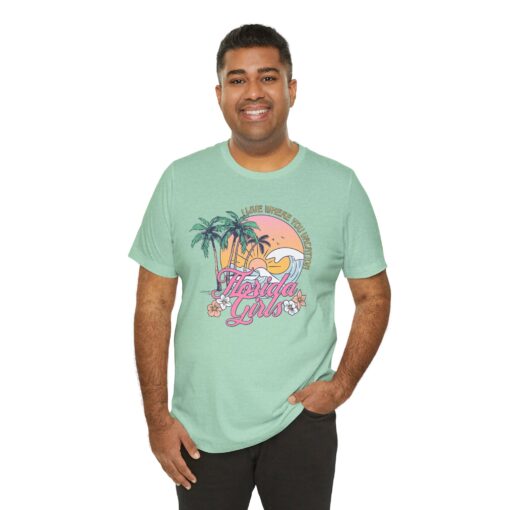 Florida Girls Palm Trees Graphic Tee - Image 161