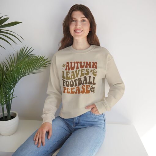 Fall Leaves & Football Sweatshirt - Image 33