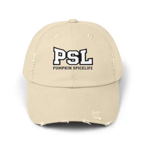 PSL Pumpkin Spice Life Distressed hat - Image 17