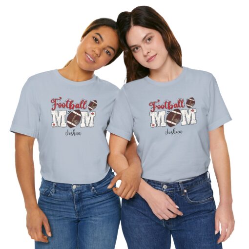 Custom football Mom t shirt - Image 345