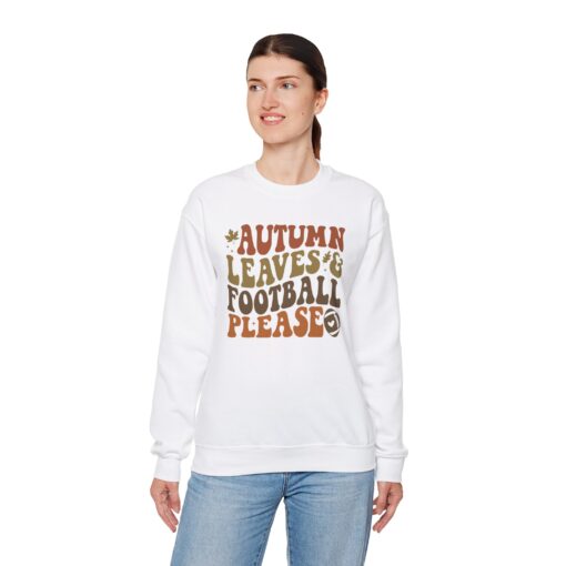 Fall Leaves & Football Sweatshirt - Image 8