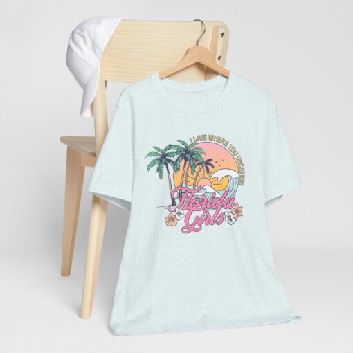 Florida Girls Palm Trees Graphic Tee - Image 182