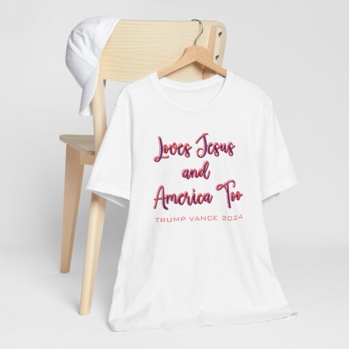 Loves Jesus & America Tee - Image 37