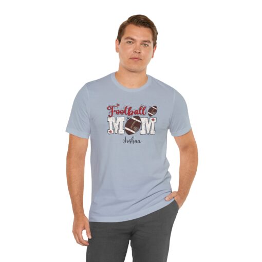 Custom football Mom t shirt - Image 333