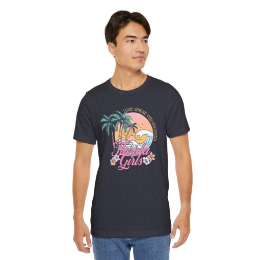 Florida Girls Palm Trees Graphic Tee - Image 223