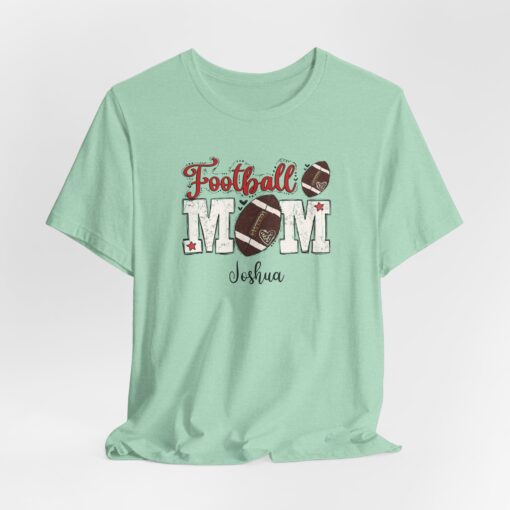 Custom football Mom t shirt - Image 296