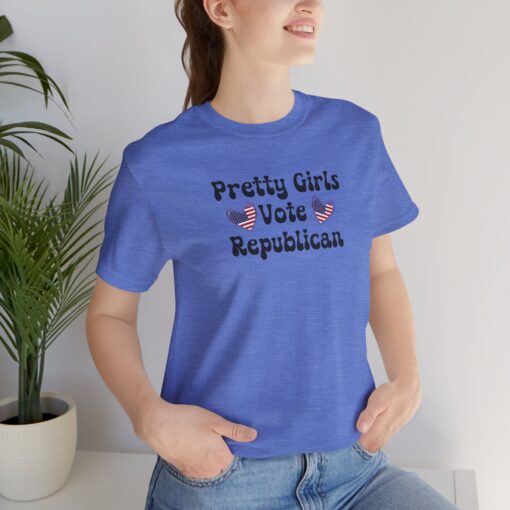 Pretty Girls Vote Republican Tee - Image 53