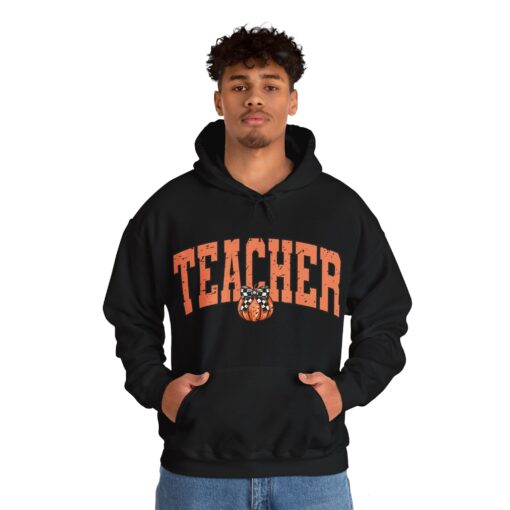 Varsity Teacher Hooded Sweatshirt - Image 7