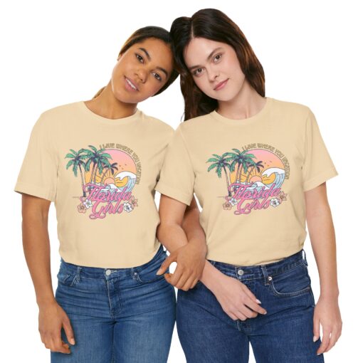 Florida Girls Palm Trees Graphic Tee - Image 142