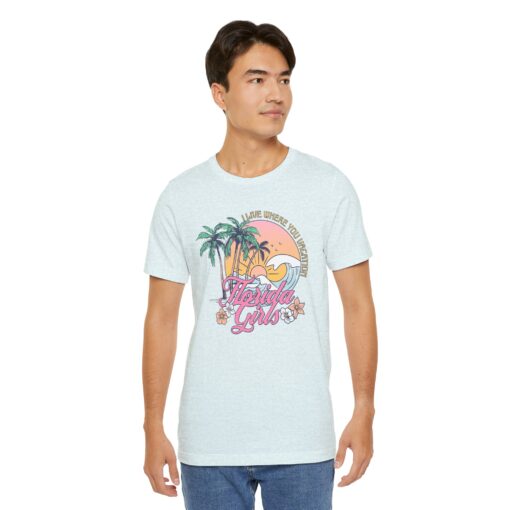 Florida Girls Palm Trees Graphic Tee - Image 194