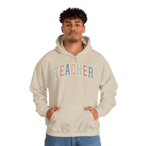 Varsity Teacher Hooded Sweatshirt - Image 7