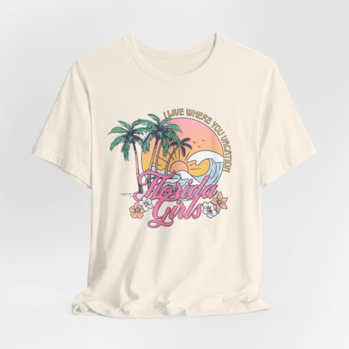 Florida Girls Palm Trees Graphic Tee - Image 93