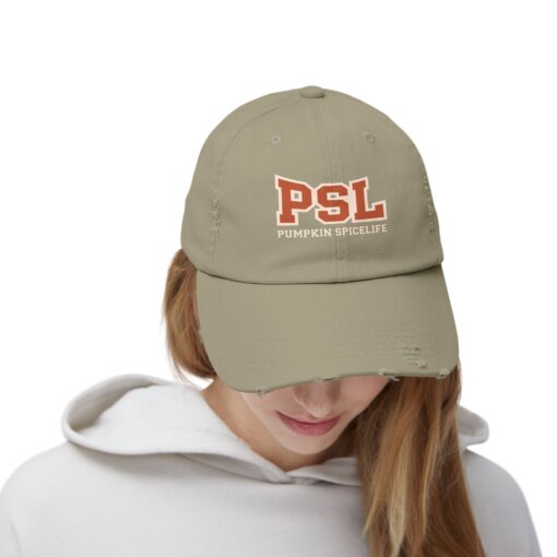 PSL Pumpkin Spice Life Distressed hat - Image 16