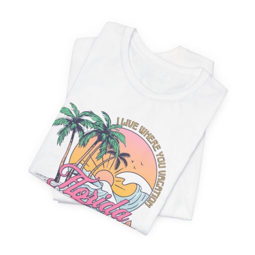 Florida Girls Palm Trees Graphic Tee - Image 5