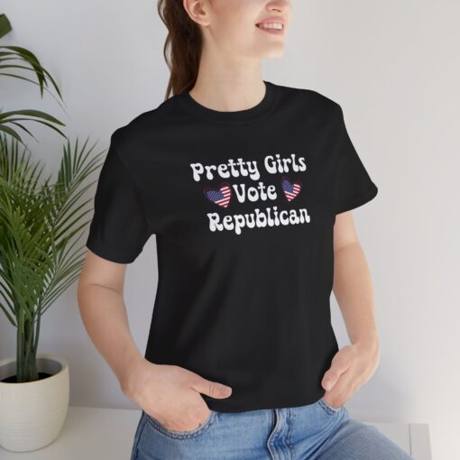 Pretty Girls Vote Republican Tee - Image 21