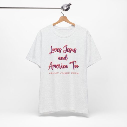 Loves Jesus & America Tee - Image 65