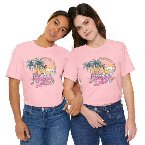 Florida Girls Palm Trees Graphic Tee - Image 258