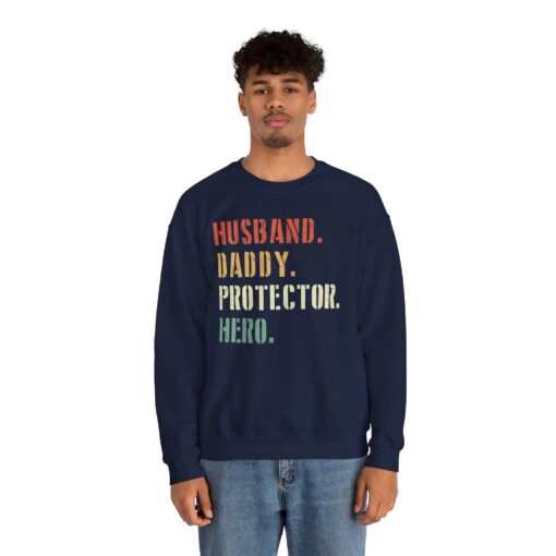 Husband Daddy Protector Sweatshirt - Image 5