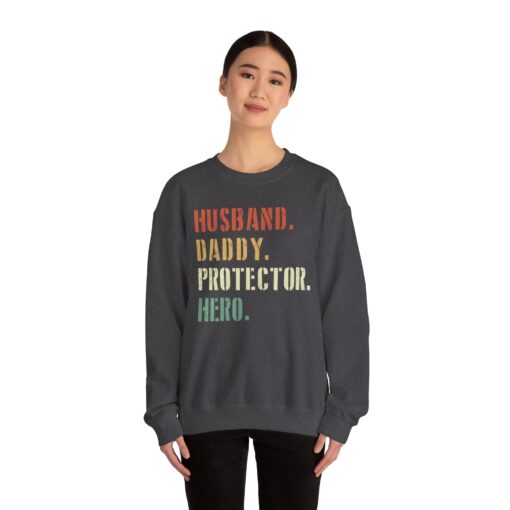 Husband Daddy Protector Sweatshirt - Image 70