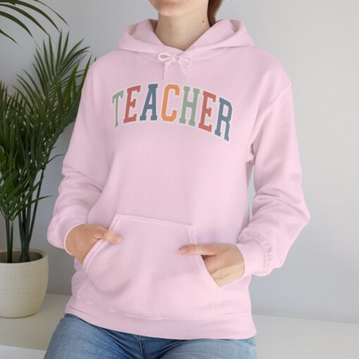 Varsity Teacher Hooded Sweatshirt - Image 65