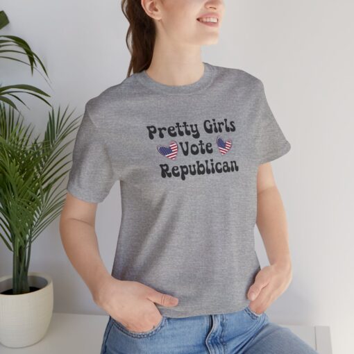 Pretty Girls Vote Republican Tee - Image 49