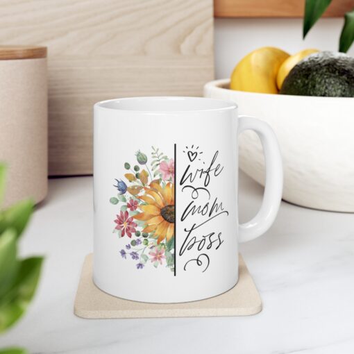 Wife mom boss mug - Image 7