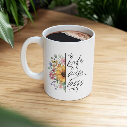 Wife mom boss mug - Image 8