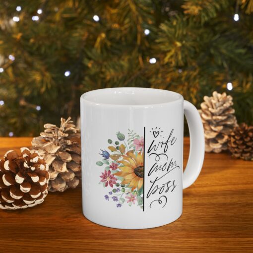 Wife mom boss mug - Image 9