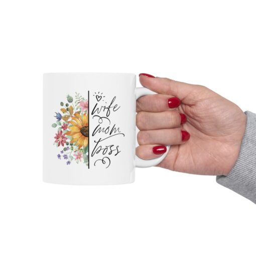 Wife mom boss mug - Image 12