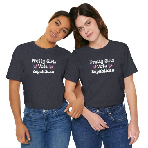 Pretty Girls Vote Republican Tee - Image 62