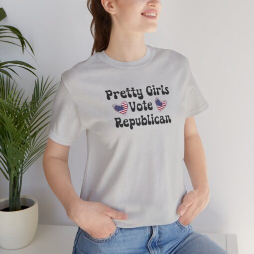 Pretty Girls Vote Republican Tee - Image 33