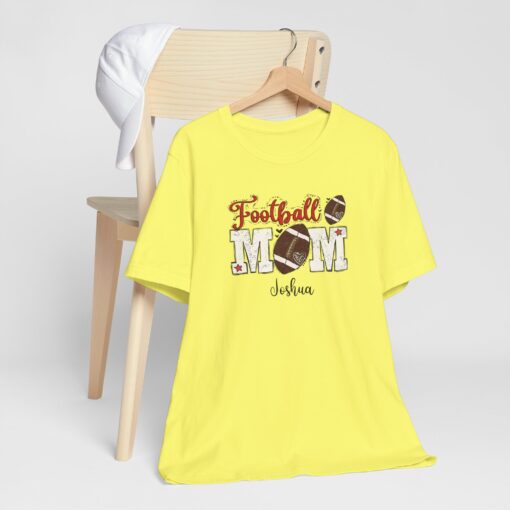 Custom football Mom t shirt - Image 240