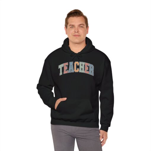 Varsity Teacher Hooded Sweatshirt - Image 48