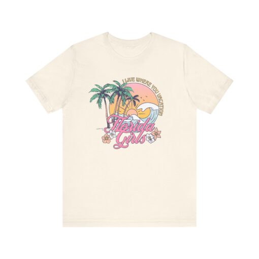 Florida Girls Palm Trees Graphic Tee - Image 88