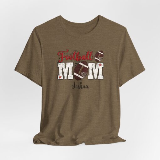 Custom football Mom t shirt - Image 209