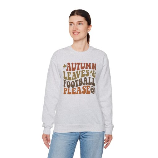 Fall Leaves & Football Sweatshirt - Image 19