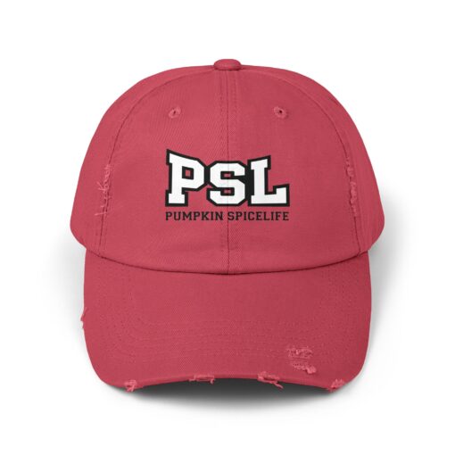 PSL Pumpkin Spice Life Distressed hat - Image 9