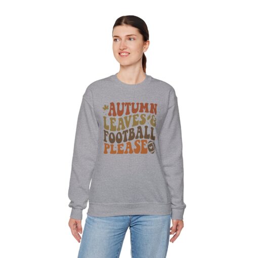 Fall Leaves & Football Sweatshirt - Image 41