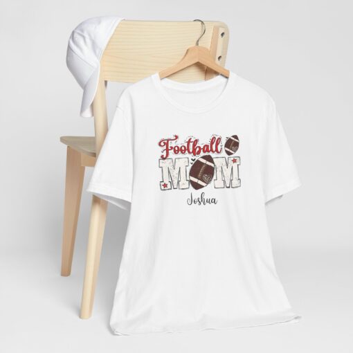 Custom football Mom t shirt - Image 37