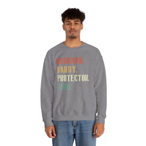 Husband Daddy Protector Sweatshirt - Image 60