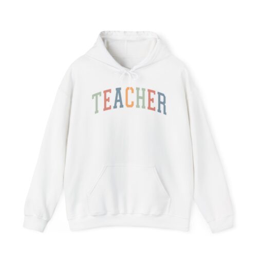 Varsity Teacher Hooded Sweatshirt - Image 14